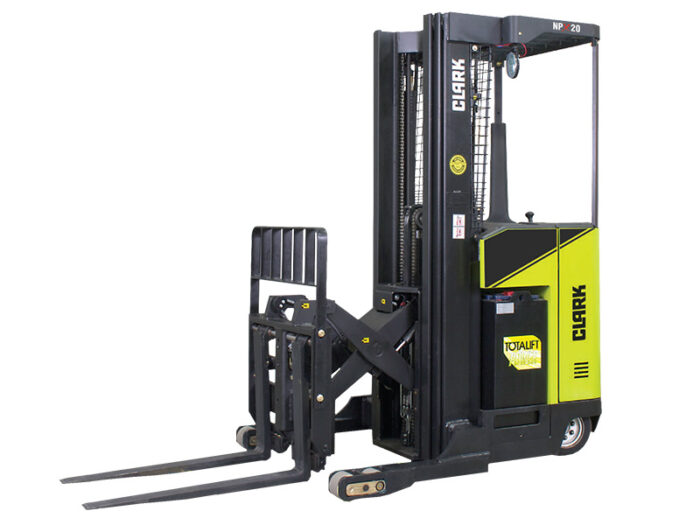 Electric Narrow Aisle Forklift Rental - 3,000 to 4,500 lbs. lift capacity